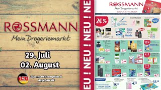 ROSSMANN Prospekt  Gültig von 29072024  Supermarkt Prospekte amp Angebote DE [upl. by Arlen]