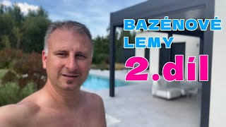 BAZÉNOVÉ LEMY  KASKÁDOVÝ LEM  Dlažba k bazénu  RIVESTI 2díl [upl. by Setiram]