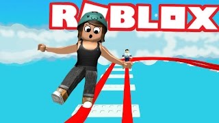 HIGHEST PARKOUR EVER IN ROBLOX  Roblox Ride a cart to the winners [upl. by Gnoh]