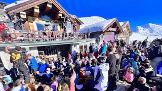 Apres Ski Party  La Folie Douce  Meribel Courchevel  Les 3 Valees  March 2023 [upl. by Shirline]