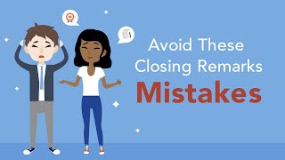 5 Mistakes to Avoid During Closing Remarks for a Speech  Brian Tracy [upl. by Limemann101]