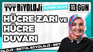 11 Hücre Zarı Hücre Duvarı  2025 TYT Biyoloji Kampı 11 Video [upl. by Lledor324]