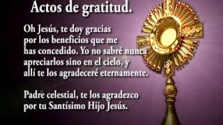 Oraciones y visitas al Santisimo Sacramento del Altar 04 [upl. by Alimac]