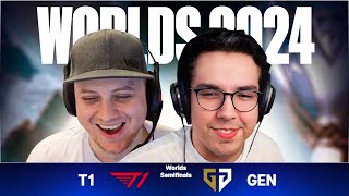 T1 VS GENG  SEMIFINAL WORLDS 2024  ILHA DO CONGO [upl. by Aylmar]