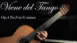 quotViene del Tangoquot Op4 No9 in G minor By Alireza Tayebi Classical guitar [upl. by Anirt]