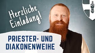 Einladung zur Priester und Diakonenweihe  Pater Niklaus Schneider OCist [upl. by Rumilly]