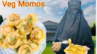 Veg Momos Recipe By Yasmeen With Kitchen  How To Make Momos at Home  Vegetable Momos [upl. by Nylidnam]