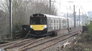 Trains at Hanwell 080324 inc Class 230 [upl. by Eirollam961]