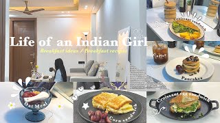 VLOG  What I ate for breakfast in a week  Breakfast ideas  Breakfast recipes  Life in India🌱 [upl. by Jake927]