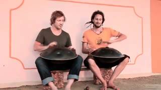 The Hang Drum Project  James Winstanley and Daniel Waples play Sams Dance [upl. by Dnalloh836]