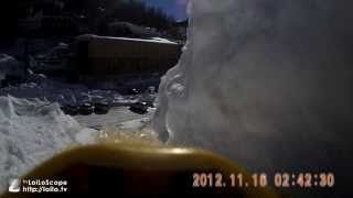 WEBCAM BOBSLEIGH TRACK quotLAGO BLEUquot CERVINIA ZERMATT CERVINO MATTERHORN [upl. by Veronika]