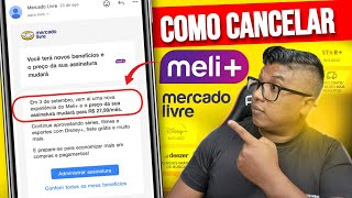 COMO CANCELAR ASSINATURA DO MELI DO MERCADO LIVRE [upl. by Ollehto783]