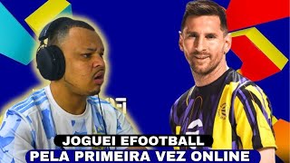 MINHA PRIMEIRA PARTIDA DE EFOOTBALL ONLINE [upl. by Stutman]