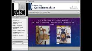 C2CC Webinar Exhibitions 4 Mountmaking for Display and Conservation [upl. by Ydoj794]