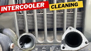 How to Clean Intercooler Without Remove  BLACK SMOKE COMING OUT OF EXHAUST  Mahindra Thar [upl. by Oiramrej]