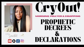 How to Speak Decrees and Declarations Over Your Day Prayer Womenwhopray [upl. by Larentia]