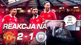 REAKCJA NA MECZ  MAN UTD 21 MAN CITY XDDD [upl. by Torrance]