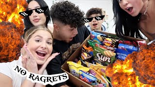 ME AND MY FRIENDS TRY EXOTIC SNACKS QampA W ACTUALLYJOSE amp REY DAMAS  JULIESOFIAA [upl. by Arol]