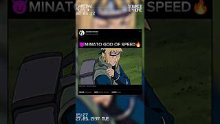 minato god of speed🗿😵naruto anime narutoshippuden shorts minato kakashi [upl. by Meesak]