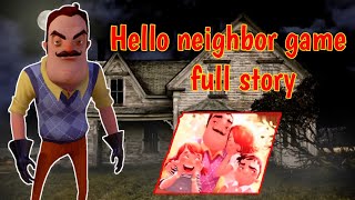 Hello neighbor game full story Hinditechnical YouTuber [upl. by Carma]