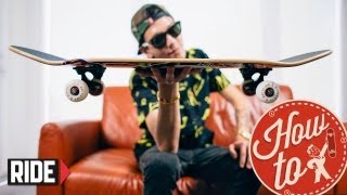 HowTo Skateboarding Build  Assemble a Skateboard with Spencer Nuzzi [upl. by Pickford19]