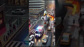 ❤ Evolution of duck  Giants duck Chasing an ambulance🥰cat cute love shorts [upl. by Llewej]