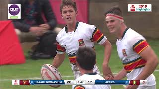 2019 Paarl Gim vs Affies Highlights [upl. by Corley]