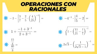 Operaciones con Racionales  Ejercicios Resueltos Paso a Paso del Cuadernillo de Nivelación UNS [upl. by Nosam]