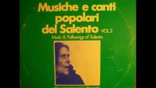 1978 LA TABACCARA Canto di lavoro di Cutrofiano nel Salento [upl. by Ailehc866]