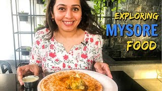 Exploring MYSORE FOOD  Mylari Dosa Mysore Pak amp visiting Mysuru Palace [upl. by Siulegroj]