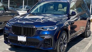 2021 BMW X7 M50i M Performance SUV in Tanzanite Blue Metallic [upl. by Voccola]