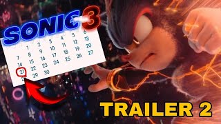 😱🔥TÁ PERTO DATA DO TRAILER 2 DE SONIC 3 O FILME [upl. by Nosnhoj]