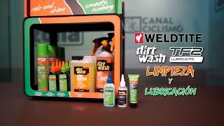 Limpieza y lubricación con Weldtite Dirtwash y TF2 [upl. by Fablan]