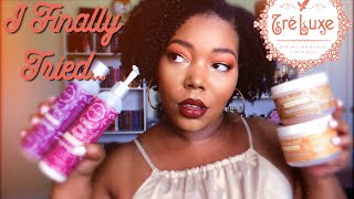 I FINALLY TRIED TRELUXE ON MY NATURAL HAIR  FULL Review amp Demo [upl. by Aserehs]