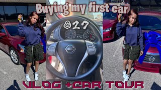 Buying my first carVlog Car tourNissan Altima 2016 [upl. by Yram40]