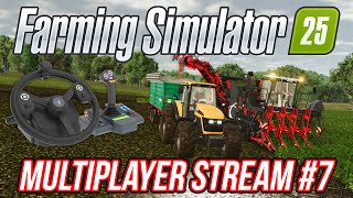 FARMING SIMULATOR 25 MULTIPLAYER 07  HORI FARMING VEHICLE CONTROL SYSTEM  Stream 19112024 [upl. by Ettessil]