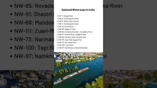 National Waterways in India 2024 shorts ytshorts shivansir shivanconcepts [upl. by Deach]