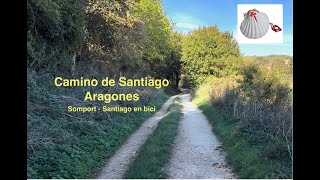 4k Camino de Santiago en bici Ruta Aragonesa 17 Etapas Somport  Santiago Octubre 2023 [upl. by Magna250]