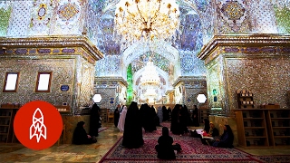 Behold the Shimmering Beauty of Irans Glass Mosque [upl. by Devehcoy]