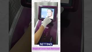 Permanent facial hair removal by laser facialhairremoval laserhairremoval laser hairremoval [upl. by Goldshlag630]