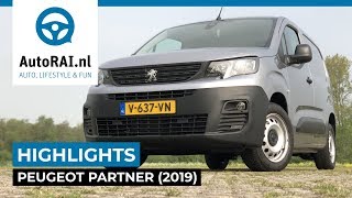 Highlights Peugeot Partner 2019  AutoRAI TV [upl. by Ozzie]