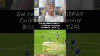 Craque neto reage ao gol do memphis depay em cruzeiro x corinthians timão time do povo coringão puma [upl. by Stormi]