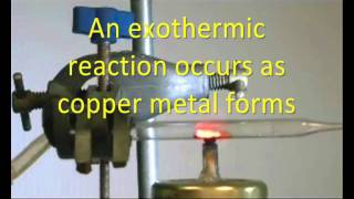 Microscale Reduction of Copper Oxide with Hydrogen [upl. by Naret]