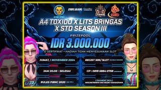 🔴LIVE PBOC A4 TOXIDO X LITS BRINGAS X STD SEASON 3 mediashareon [upl. by Jard]