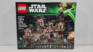 UNBOXING RARE Lego Star Wars Ewok Village Set 10236 [upl. by Harikahs]