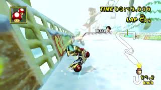 MKW WR DKs Snowboard Cross  144568 [upl. by Aenea]