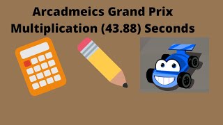 Arcademics Skill Builders Grand Prix Multiplication 4388 Second Run No Hack GTGFezz [upl. by Eiramanin438]