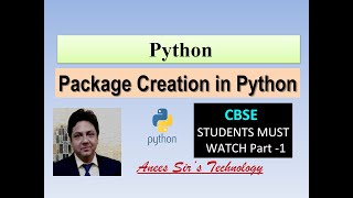 Package Creation in Python  Part1  Easily Explained  How to create user define Package in python [upl. by Kram]