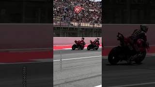 quotBeautiful Overtakequot Acosta Vs Pecco Sprint Race Catalunya  motogp [upl. by Suirtemed]