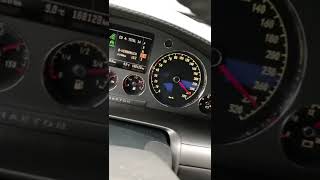 VW Phaeton 50 V10 TDI Acceleration Vmax 305 Kmh [upl. by Alodie309]